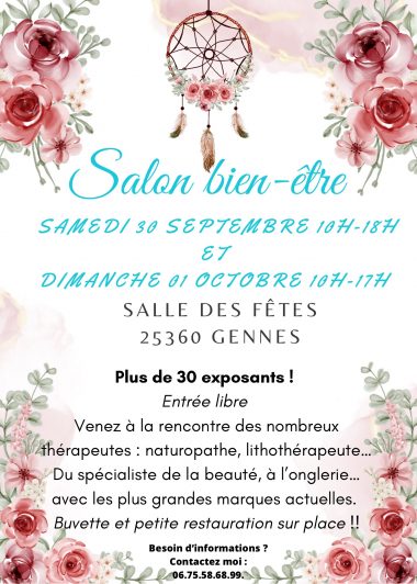 Salon Bien-Etre Gennes_Mylène GUILLOT_Magnétiseuse Rebouteuse Relaxologue